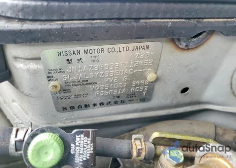 2003 Nissan 350Z Base из США, поврежденный, VIN JN1AZ34D33T112452